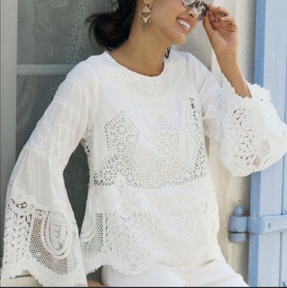 Soft Surroundings Sundance Crochet Top